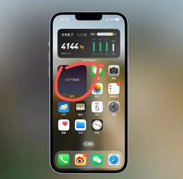 宝坻苹果手机维修分享:iOS16主屏幕天气小组件无法正常工作怎么办？ 