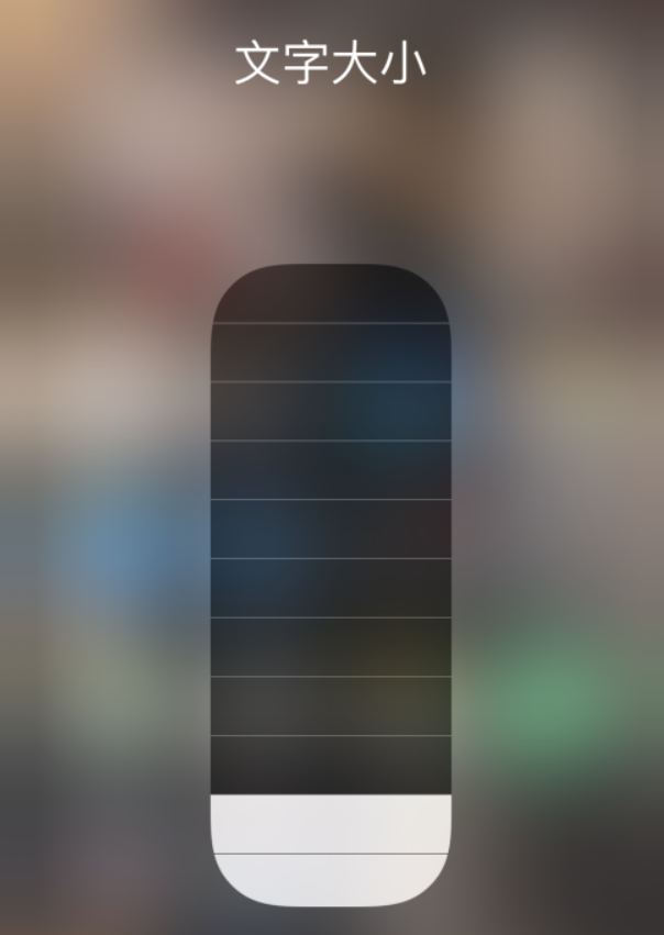 宝坻苹果手机维修分享小技巧：在 iPhone 控制中心快速调节字体大小 