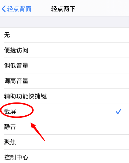 宝坻苹果手机维修分享iPhone12如何启用双击截屏 